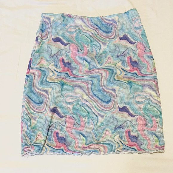 SOLD - Princess Polly Baby Blue Marble Pattern Set - Picture 4 of 6